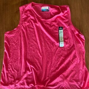 Magellan Outdoors Hot Pink Crewneck Tank Top